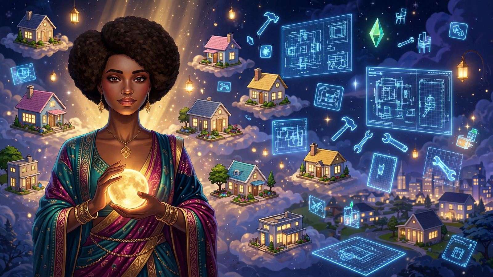 Mystic Athena — one creator, many worlds