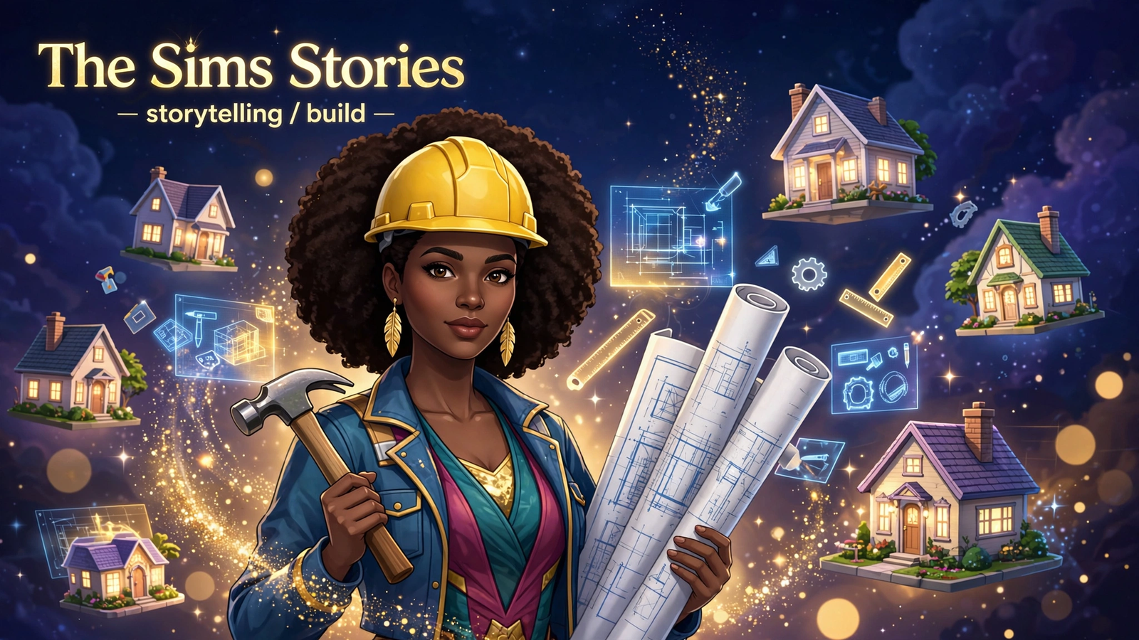 The Sims Stories — storytelling and builds